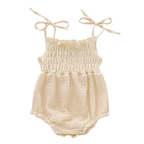 Althea Other - Althea Cotton Baby Romper 0-3M | Boho Baby Summer